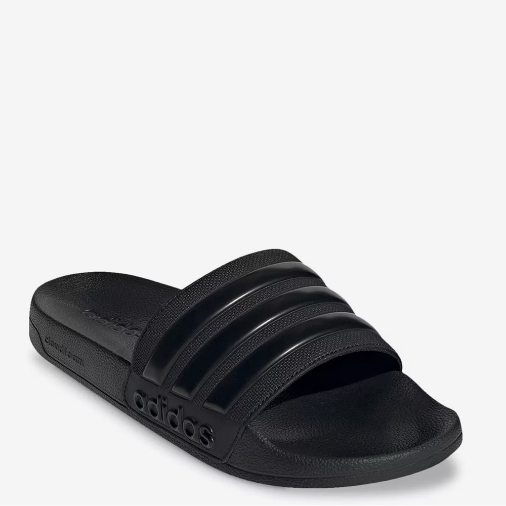 adidas Adilette Shower Slide Sandal - Black